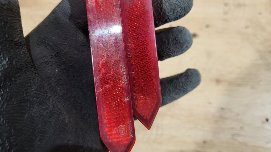 фото №5, Отражатель бампера задняя левый правый комплект honda civic viii 8 ufo hb 5d europa