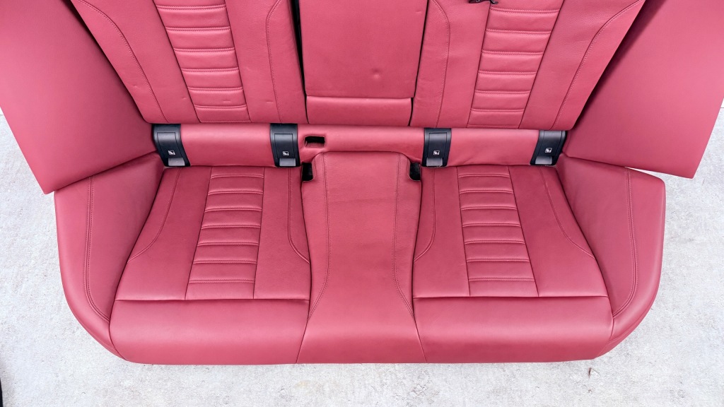 фото №12, Bmw g26 сидіння заднє сидіння обшивки m-pakiet sport tacora rot шкіра підігрів kpl uk