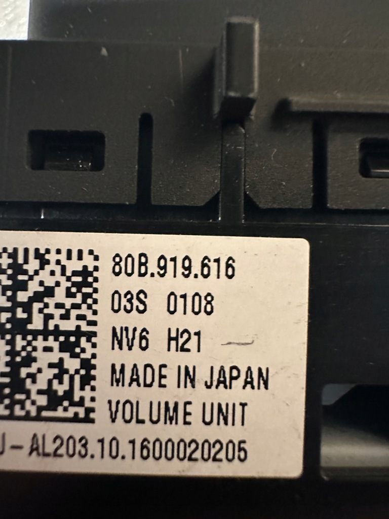 фото №4, Ручка регулятор громкость audi q5 sq5 80b919616...