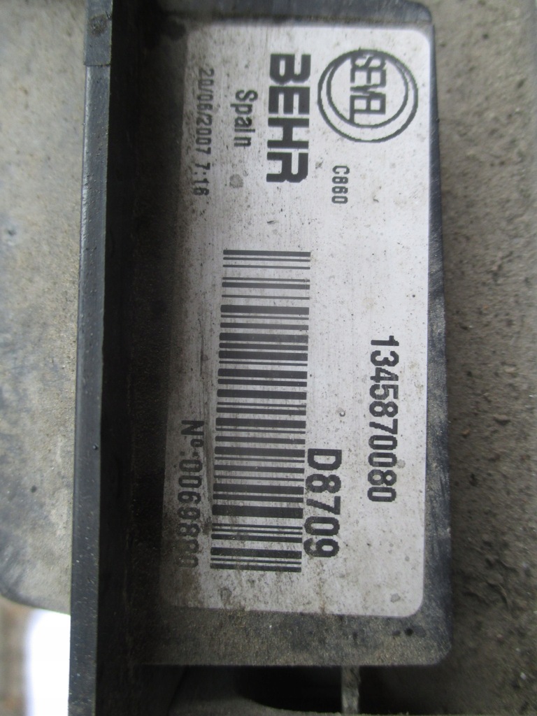 фото №5, Комплект радіатор ducato boxer jumper 06-11