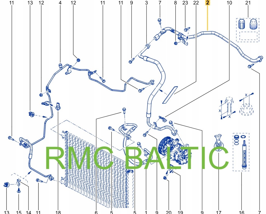 фото №15, Шланг кондиционера renault megane iv 1.5dci