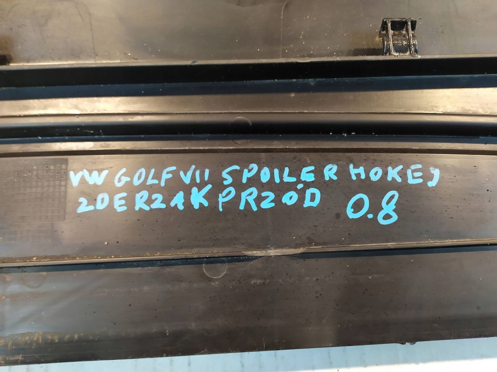 фото №9, Спойлер бампера перед накладка vw golf vii