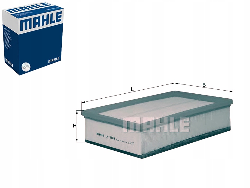 фото №1, Mahle фильтр воздуха audi vw