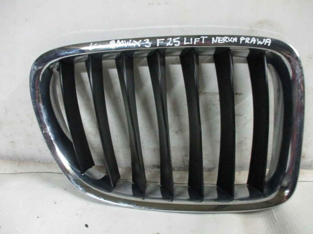 фото №7, Решітка радіатора, решітка радіатора, решітка радіатора правий bmw x3 f25 lift