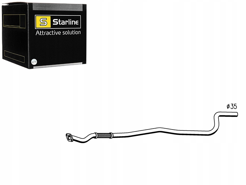 фото №1, Гасник r середня ford ka 1.3 kat 96-2000 starline