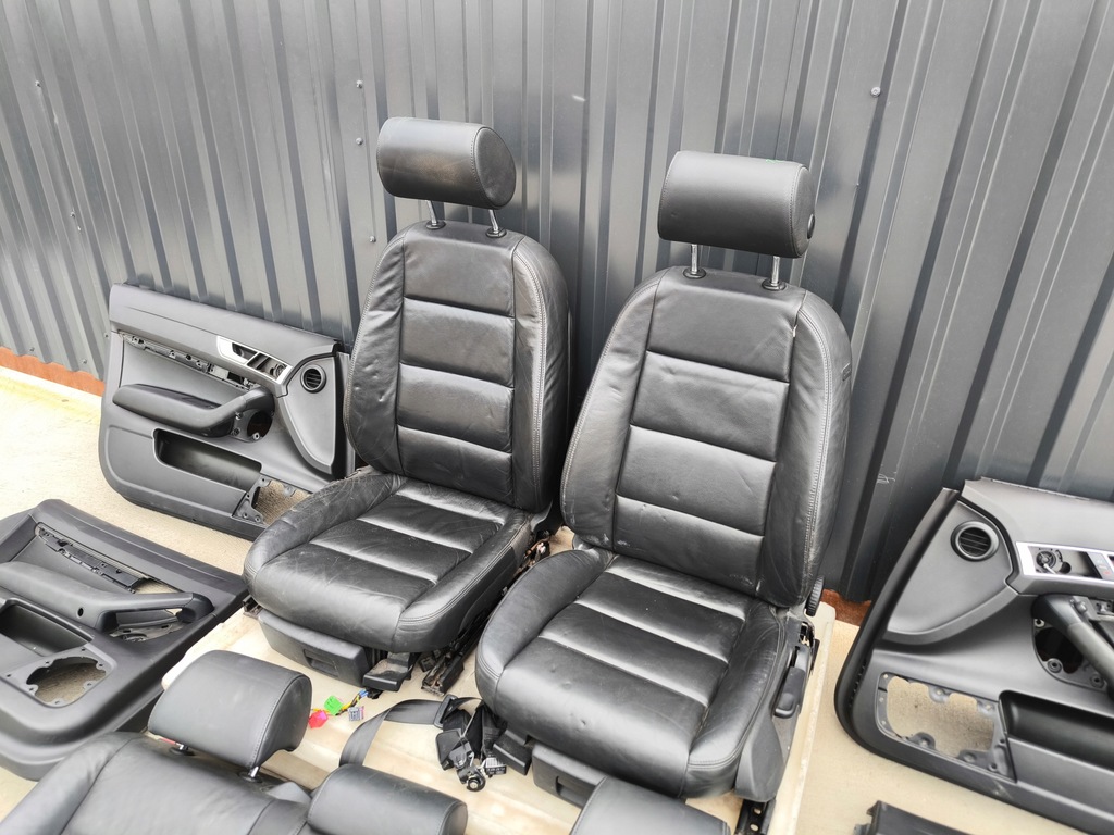 фото №8, Сидіння сидіння комплект audi a6 c6 шкіра підігрів бардачки mc donalds