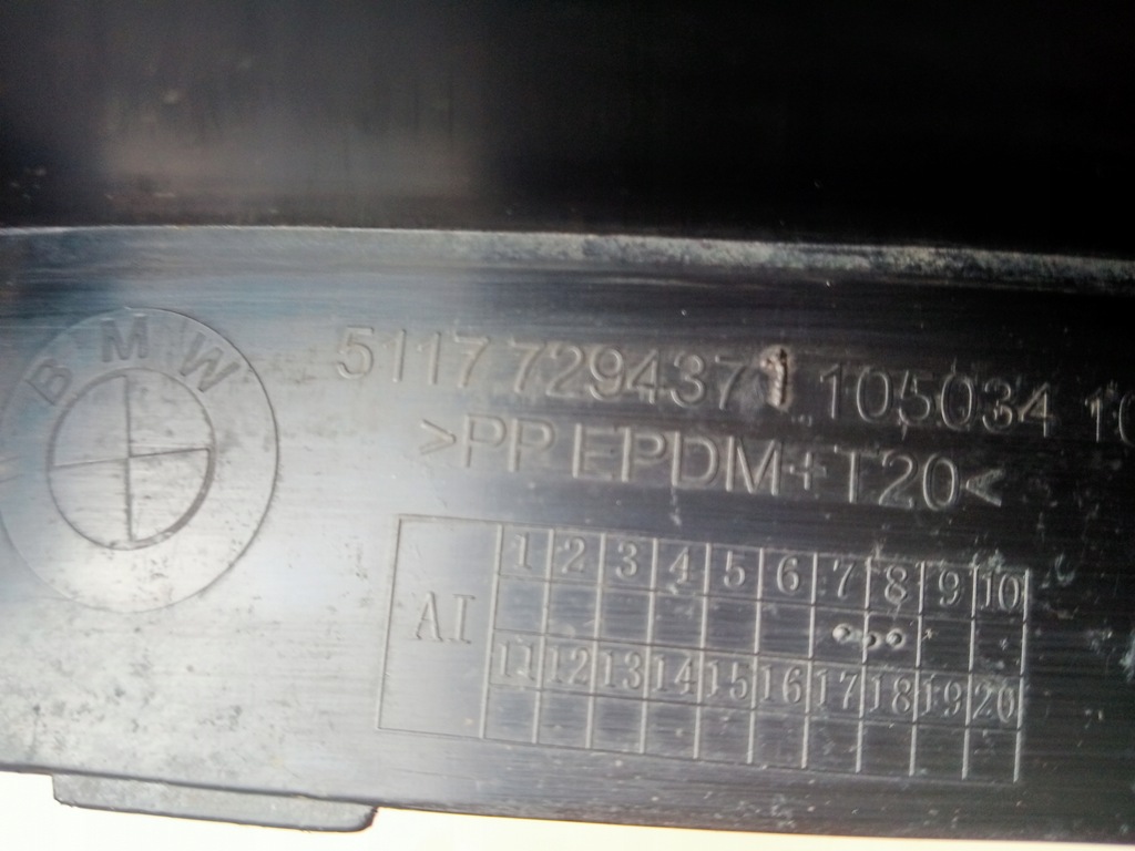 фото №8, Bmw x5 f15 ліва молдинг крила задня 2013r-