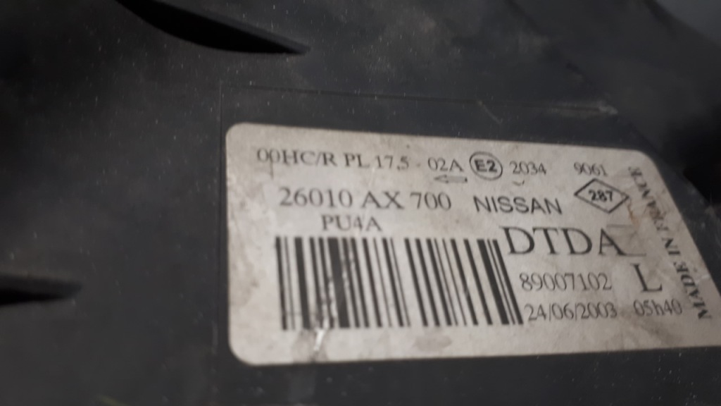 фото №12, 26010ax700 фара правый nissan micra k12