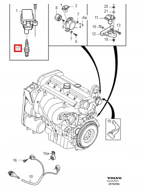 фото №1, Свечи зажигания зажигания kpl. volvo s80 i s70 s60 2000- i