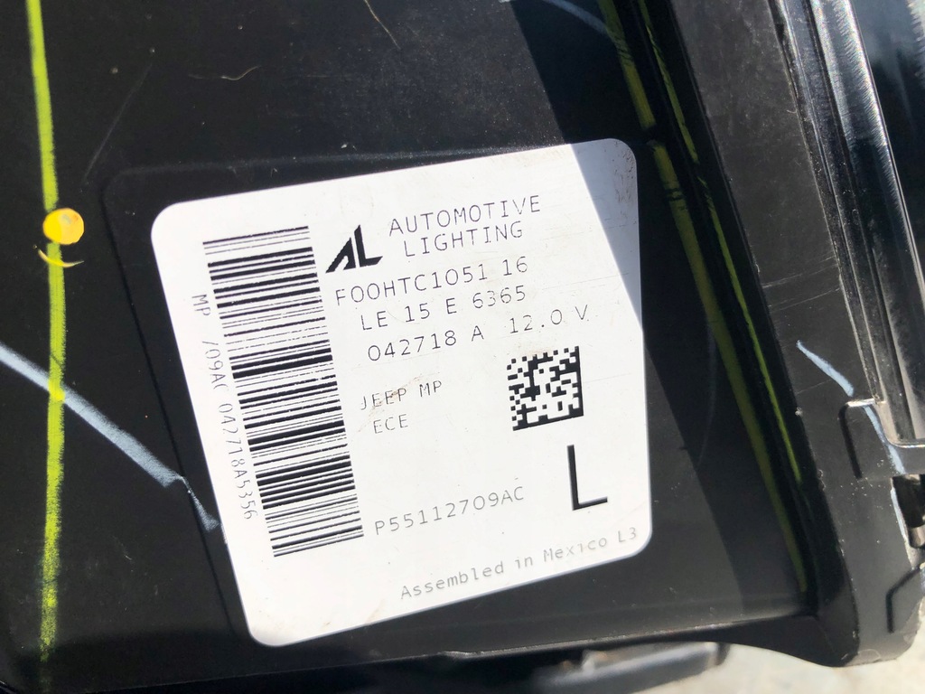 фото №12, Jeep compass ii lift лампа лівий перед ліва