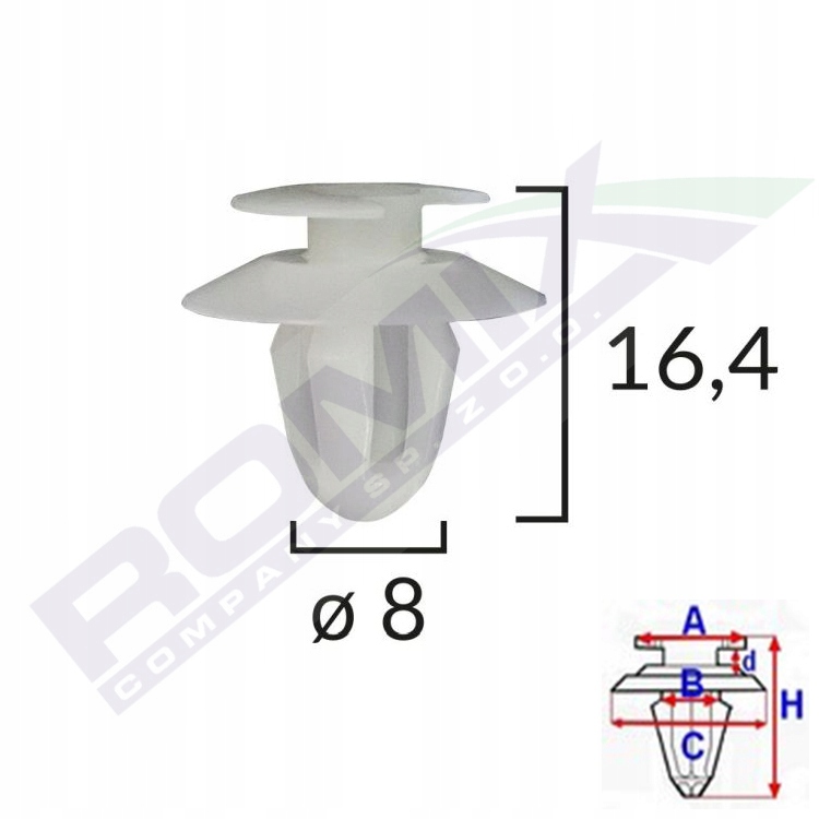 фото №1, Кліпса оббивка двері mercedes кронштейн 10 szt.