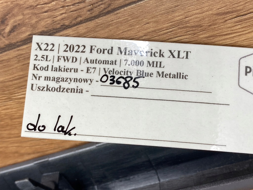 фото №11, Отделка бампера перед решётка радиатора накладка молдинг ford maverick 2022+ usa