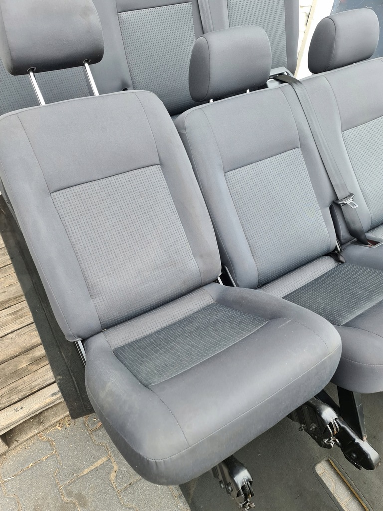 фото №5, T5 7h lift комплект сидений подставка для сиденья заднее сиденье коврик