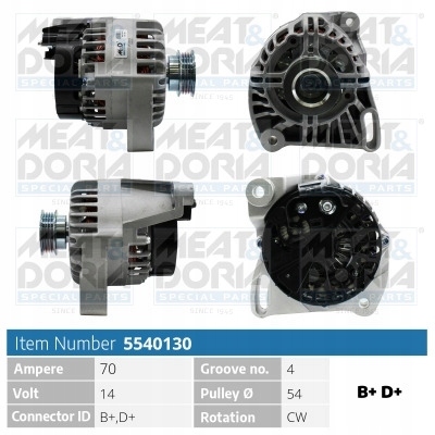 Генератор 14v 70a к fiat 500l 1.4 Цена