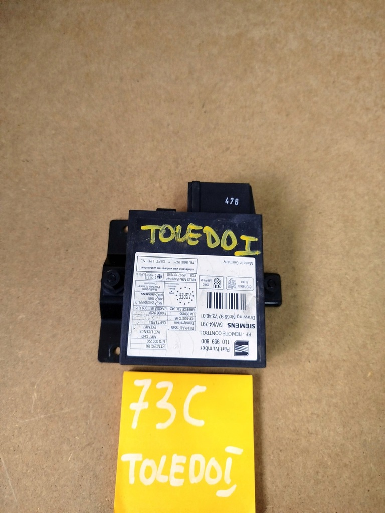 фото №1, Модуль комфорта seat toledo i 5wk4791