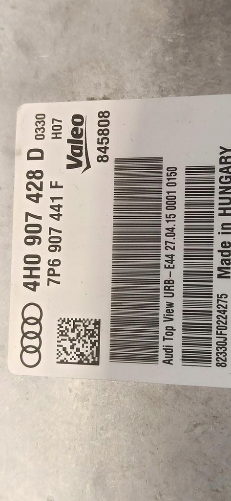 фото №7, Audi a7 4g модуль блок управления камеры 4h0907428d