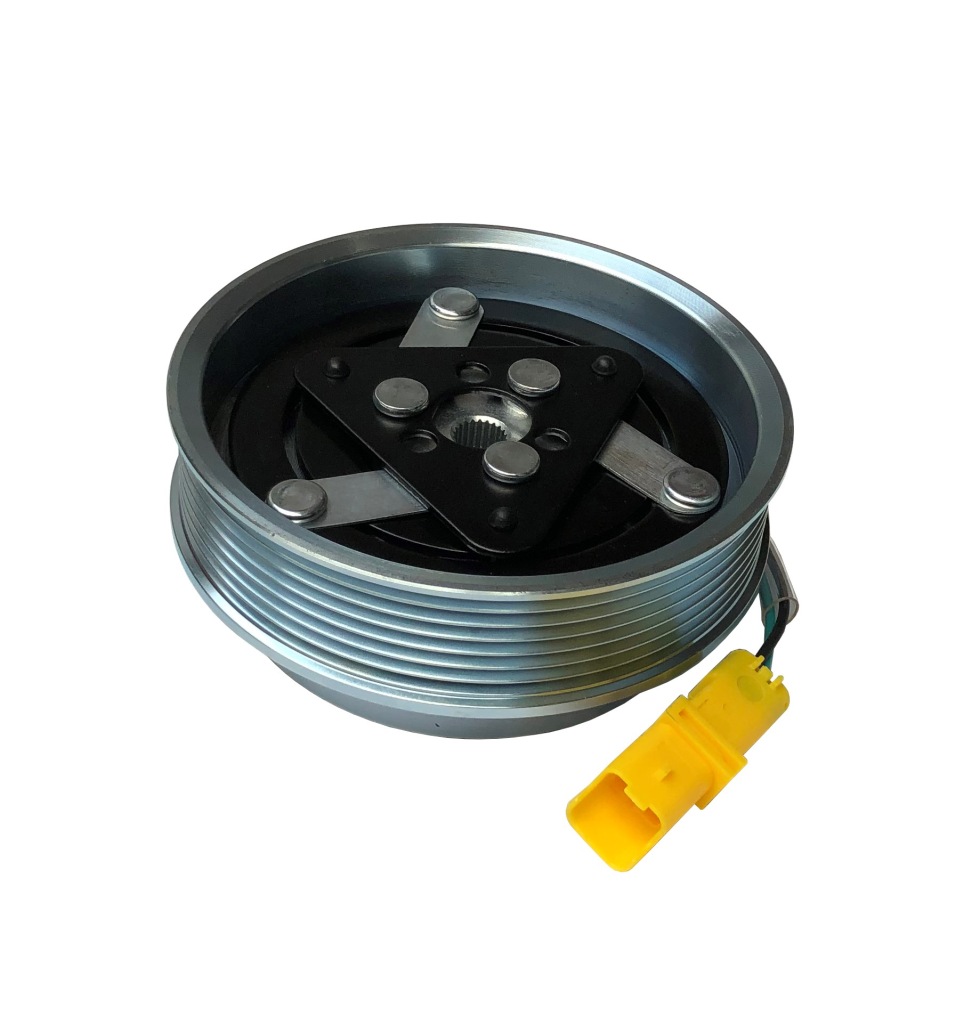 фото №1, Зчеплення повний компресора a/c nissan, renault, sanden, sd6v12, 12v, v7,