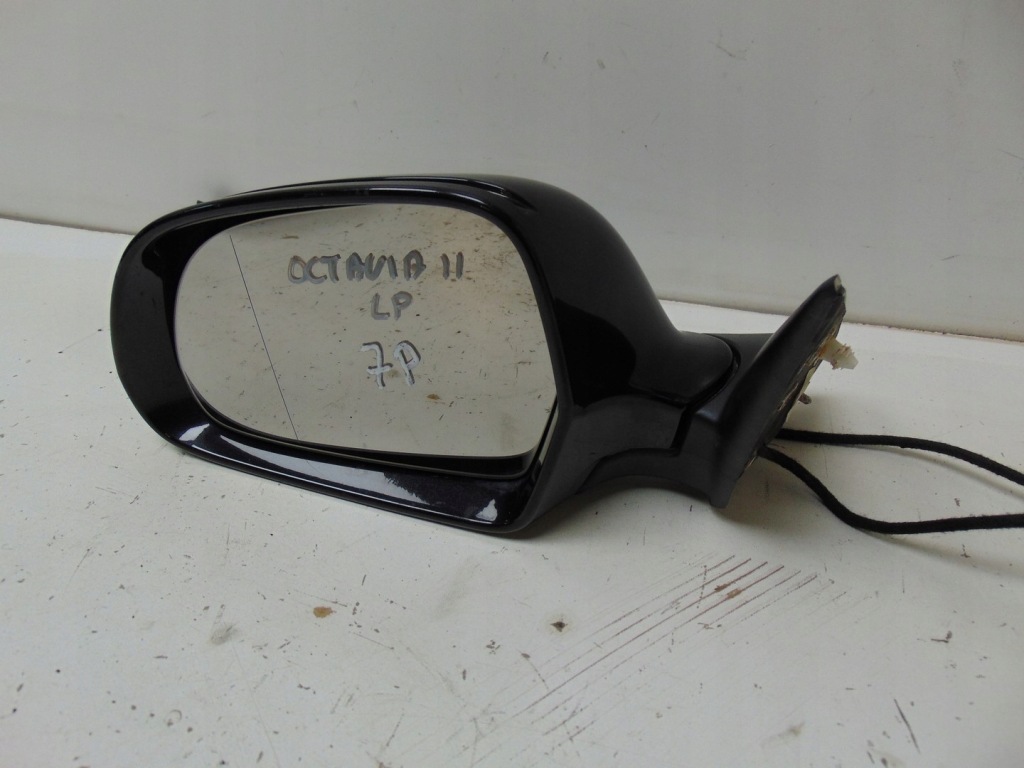 Зеркало левая skoda octavia 2 рестайлинг  7 pin европа Киев