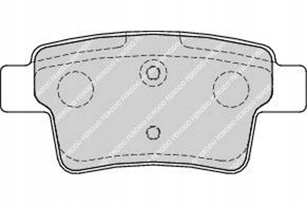 фото №1, Ferodo тормозные колодки тормозные citroen c4 grand picasso i