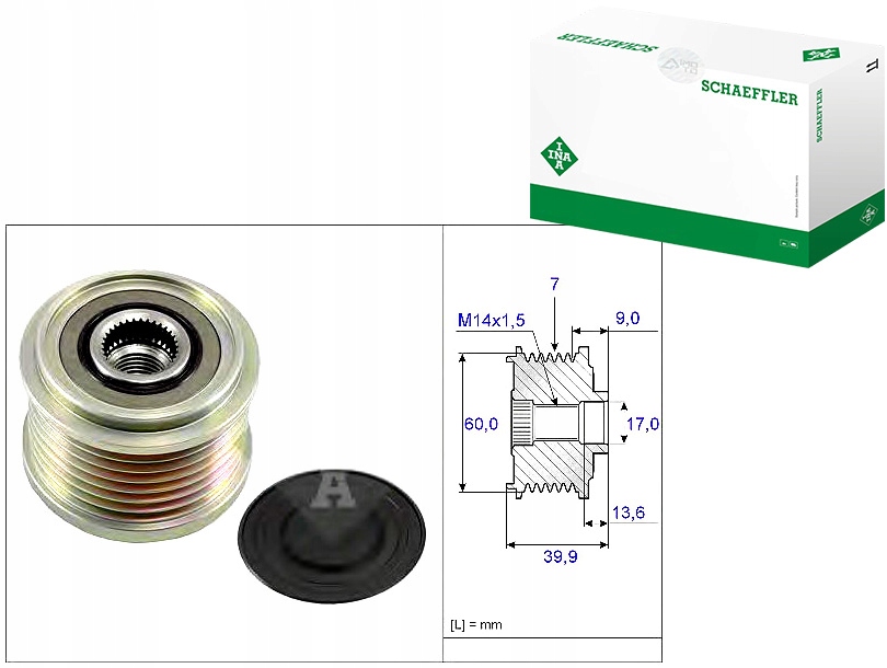 Купити Генератор - зчеплення односторонній ina 535 0215 10
