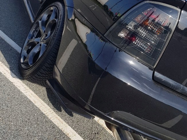 фото №8, 2x подовжувач молдинг бампера задня перед універсальні спліттер тюнінг