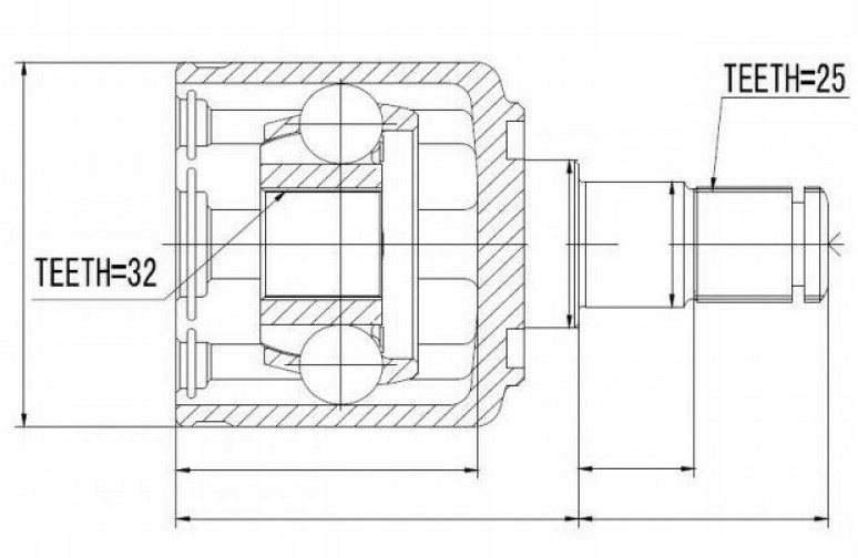 фото №12, Шарнир вала land rover freelander 1996-2001