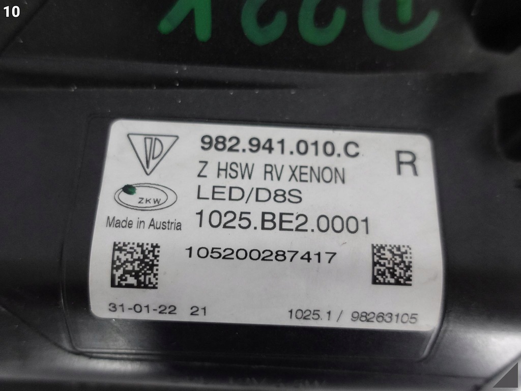 фото №11, Porsche 982 718 boxster cayman ксенон+ led лампа