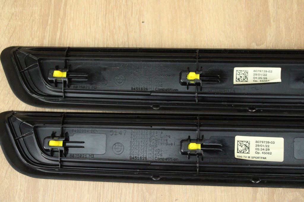 фото №8, Оригинальная молдинг накладка порог перед m-pakiet bmw g26 9492984 17km!