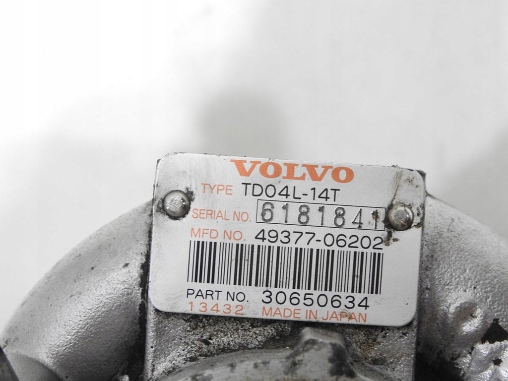 фото №11, Турбонагнетатель турбина volvo s60 i 2.5 t 30650634