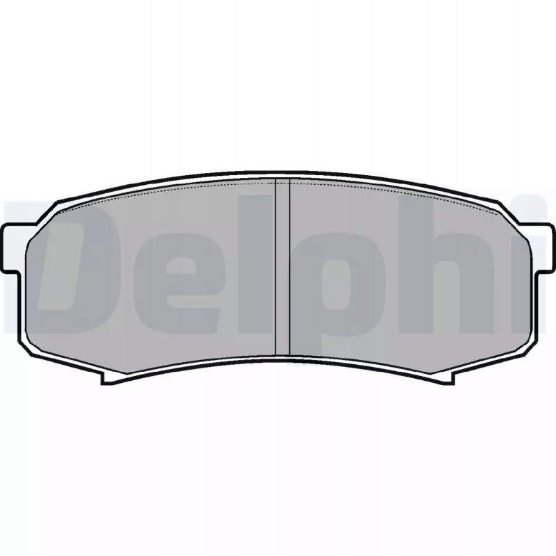 фото №2, Delphi гальмівні колодки ham. задня lexus gx rx toyota 4 runner iv 2.4-4.7 1984-