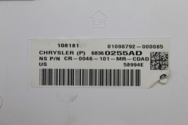 фото №10, Chrysler pacifica 17 18 19 20 счетчик приборы 68360255ad