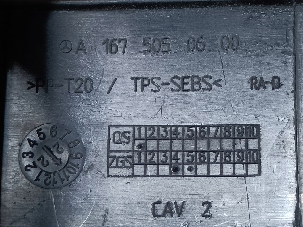 фото №9, Mercedes gle w167 повітропровід жалюзі впуск повітря нижній a1675050600