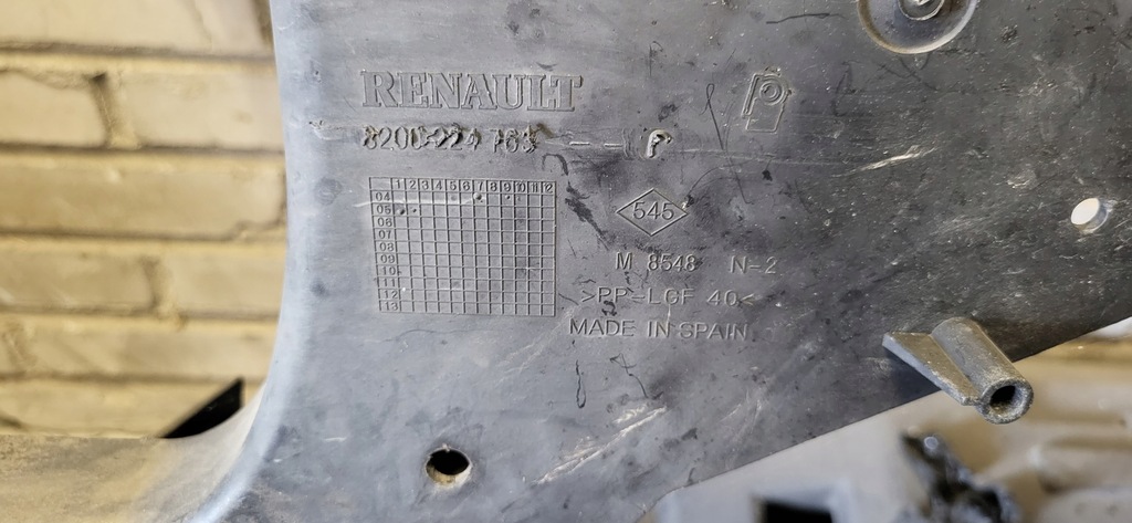 фото №3, Pas передній радіатор вентилятор renault modus 8200224763