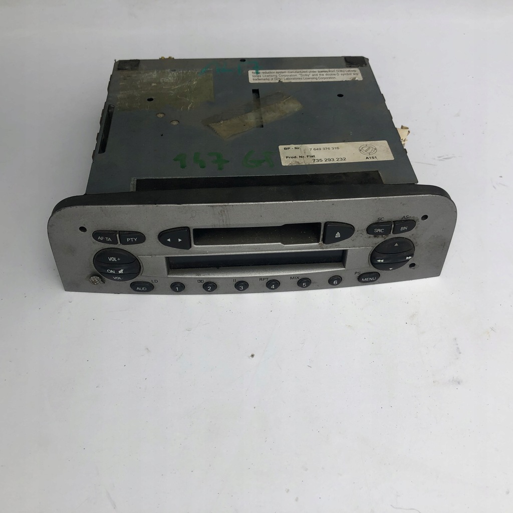 фото №1, Alfa romeo 147 gt радио радиопроигрыватель