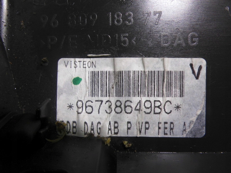 фото №8, Панель приладів консоль приладова eu citroen berlingo peugeot partner iii 08-18r