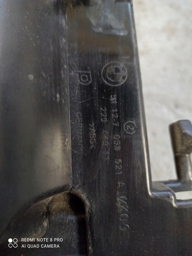 фото №11, Bmw 1 e81 e87 направляющая бампера средний задняя 7058521 51127058521