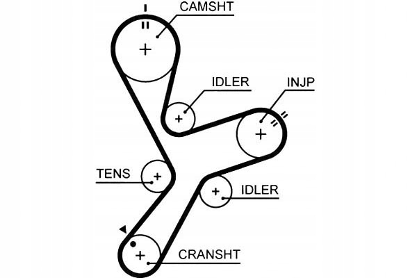 фото №1, Ремінь розподільного валу mitsubishi 200 / triton pajero spor