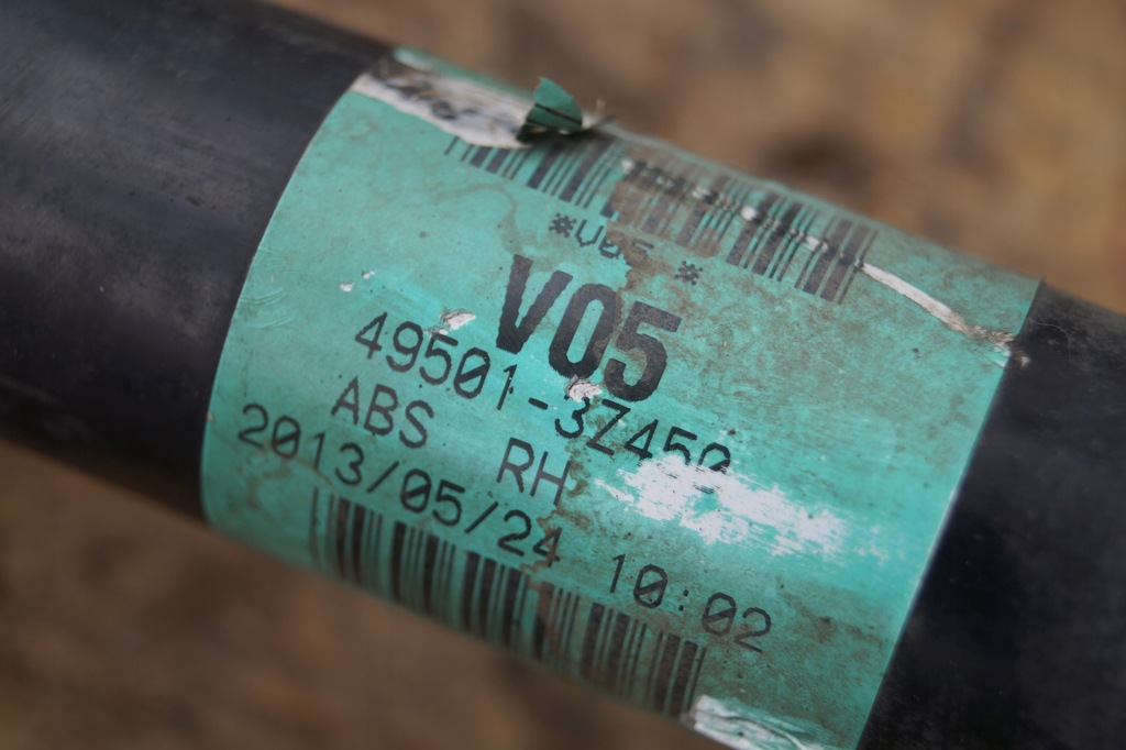 фото №9, Привідний вал права правий перед hyundai i40 49501-3z450