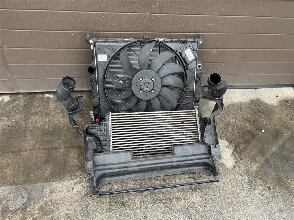 фото №12, Комплект радиатор радиатор вентилятор 3.0 cdi mercedes ml w164 lift 06-12