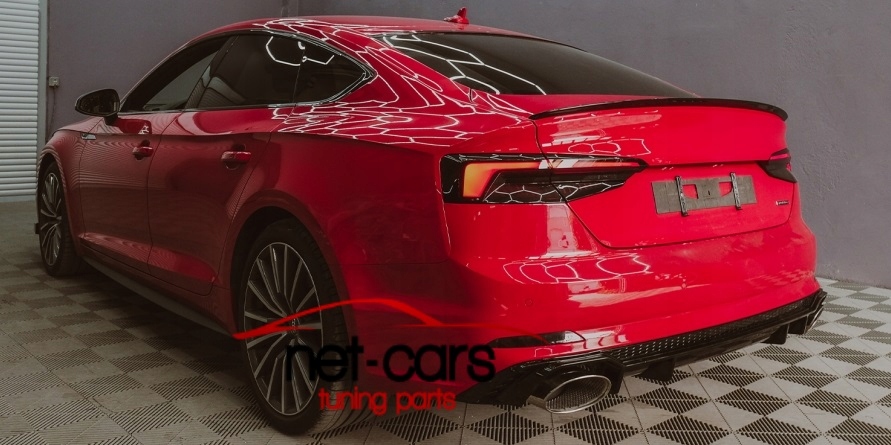 фото №14, Наконечники випускні audi a5 f5 a4 b9 16-... s5 s4 rs5 rs4 чорні