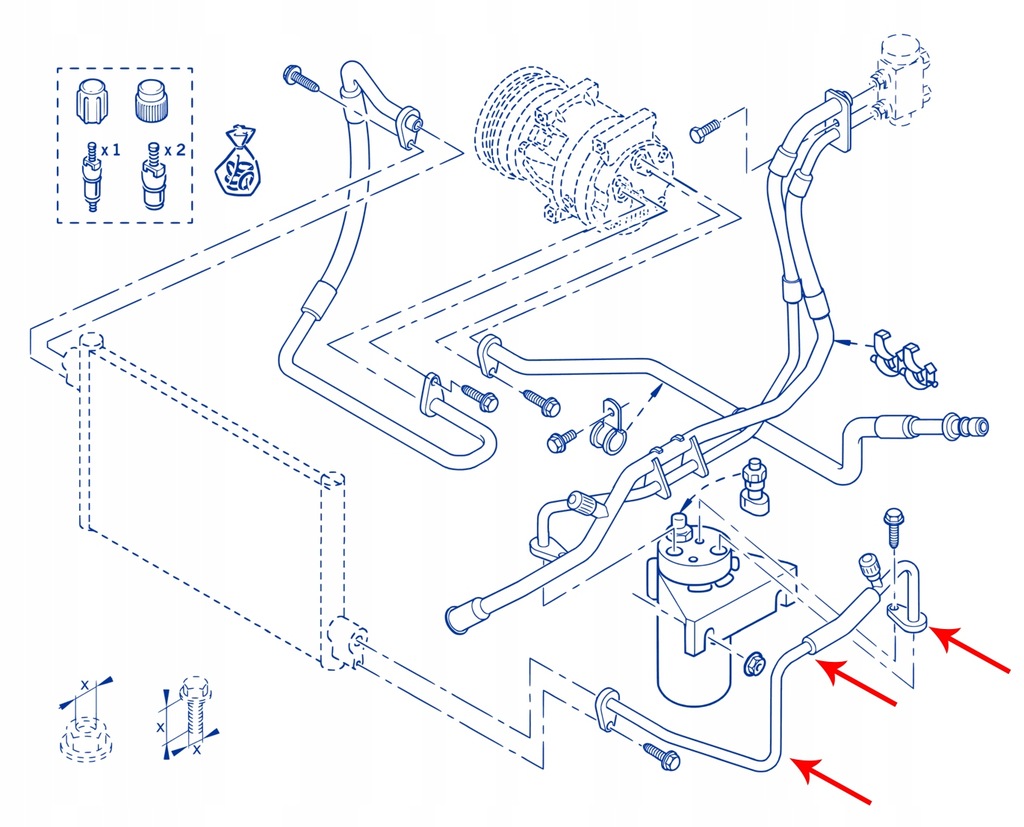 фото №8, Шланг кондиционера renault master 98- renault оригинальный номер 8200493247 шланг