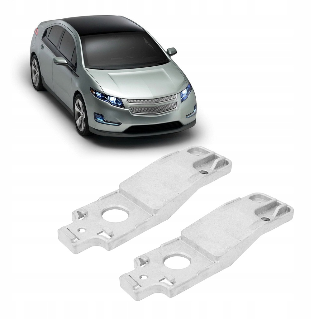 фото №12, 1 пара нижних креплений радиатора 13243026 серебристый нижний кронштейн монтажный радиатора