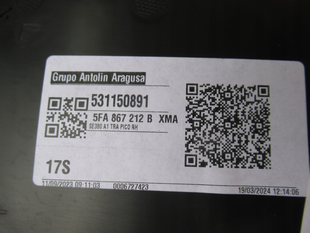 фото №9, Seat leon iv cupra оббивка обшивка задня задній правий 5fa867212b