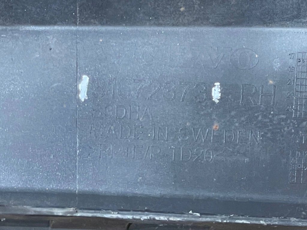 фото №9, Volvo s90 s-90 v90 v-90 16-20 молдинг порог правая накладка na порог правый