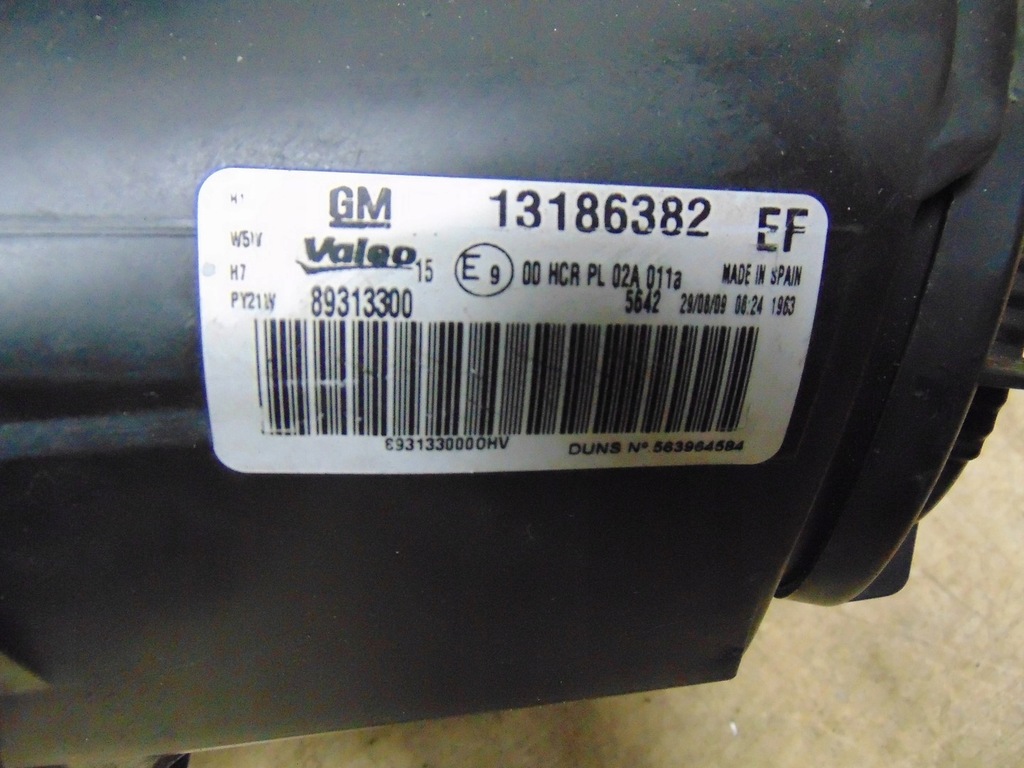 фото №14, Лампа права перед opel corsa d 13186382 europa