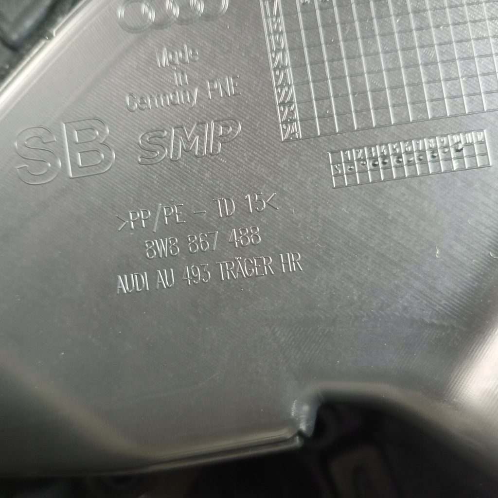 фото №15, Audi a5 s5 18- обшивка дверь левый правый задняя карбон кожа usa