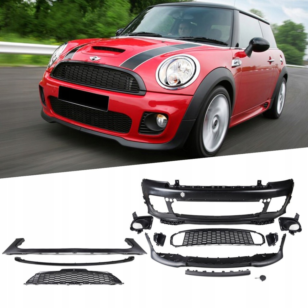 Bodykit mini cooper r56 / r57 / r58 jcw style 2007–2013 бампери + пороги Ціна