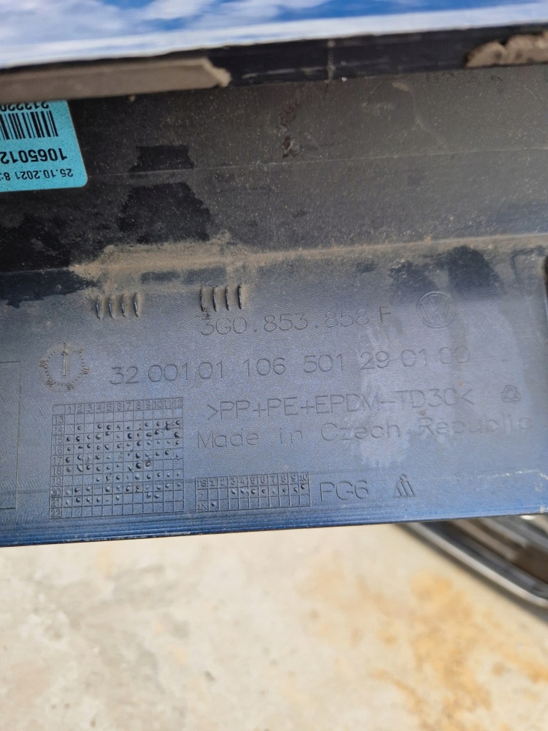 Vw passat b8 3g0 накладка поріг права поріг Недорого