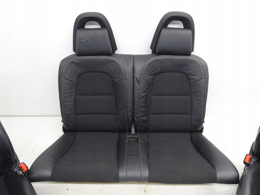 фото №7, Kpl сиденья заднее сиденье обивка полукожа audi a3 8p lift cabrio s-line