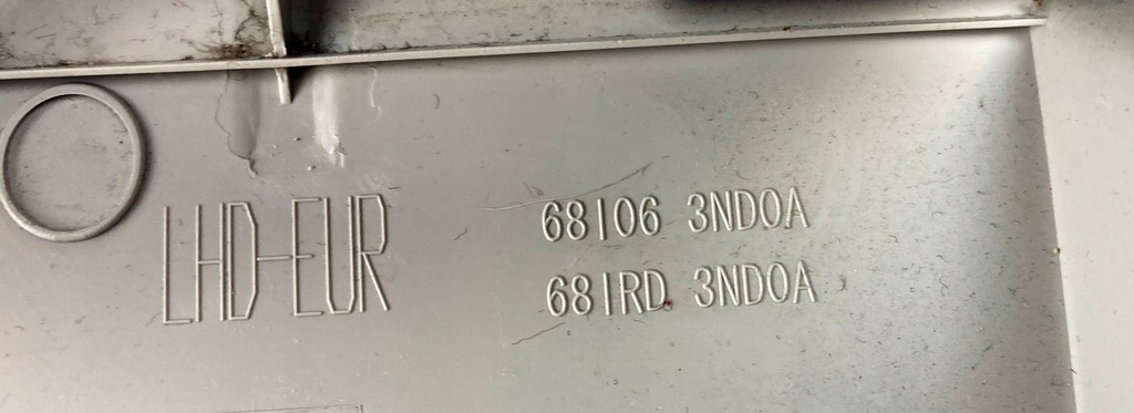 фото №8, Защита, корпус, панель руля, кнопки - nissan leaf i - 68106 3nd0a